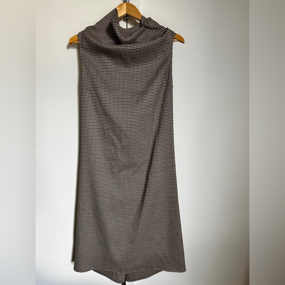 DEVON LONDON Houndstooth Dress NWOT